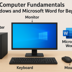 Computer Fundamentals, Microsoft Windows and Microsoft Word for beginners